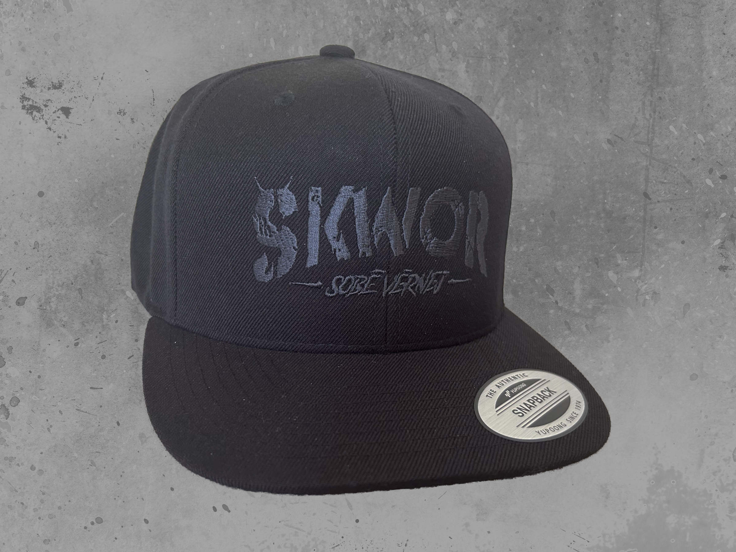 Snapback černá výšivka Sobě....