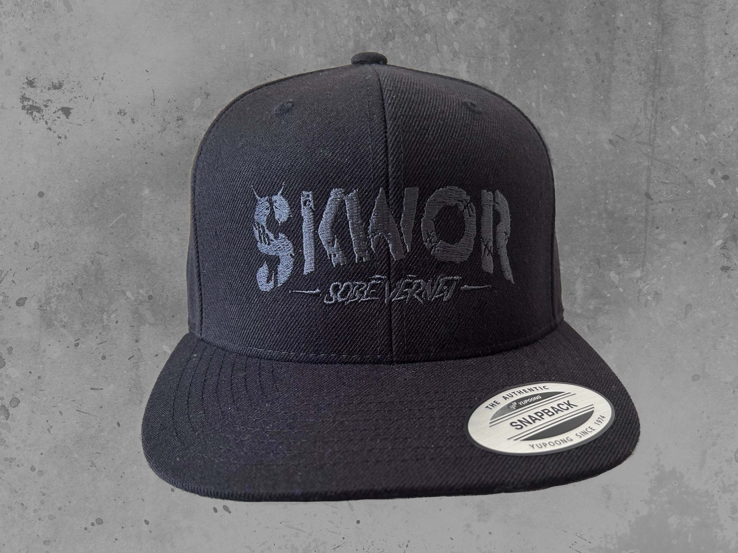 Snapback černá výšivka Sobě....
