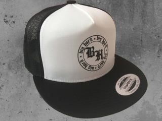 Snapback Big Hard čenobílý