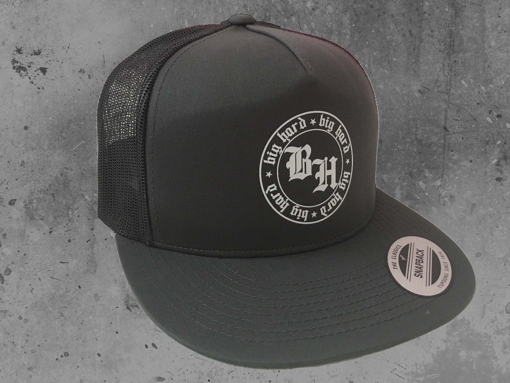 Snapback Big Hard šedý